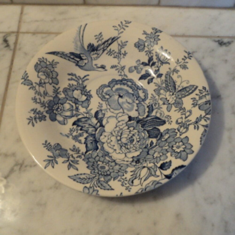 vintage  blue & white tea cup ~ ex large size - Picture 4 of 8